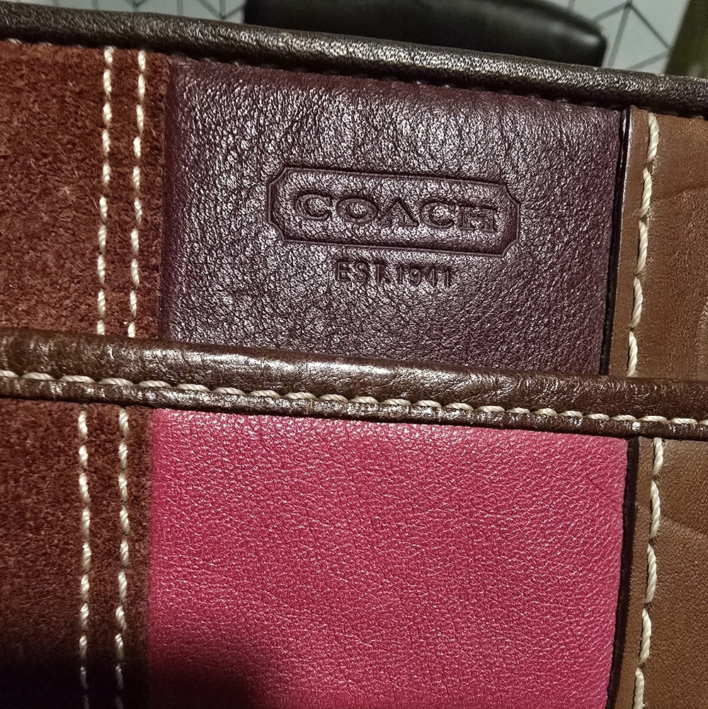 Coach 10439 Patchwork Swingpack Flat Crossbody Ba… - image 7